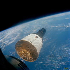 1/32 7.6'' High Gemini Manned Spacecraft  3D Printed Plastic Finished Model 07FC0E-D4 - KOEEK