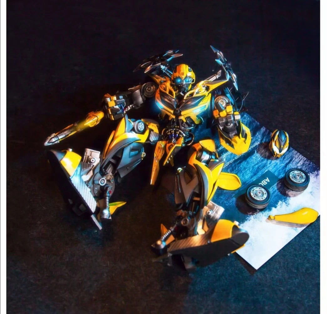 Comicave Transformers Bumblebee 1:18 Action Figure W/ Led Model Collection Boxed COMICAVE - KOEEK