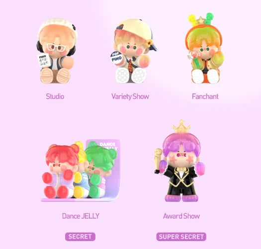OFFICIAL PINO JELLY Star Project Series Blind Box Confirmed Blind Box Figure Toy 07FC0E-D4 - KOEEK