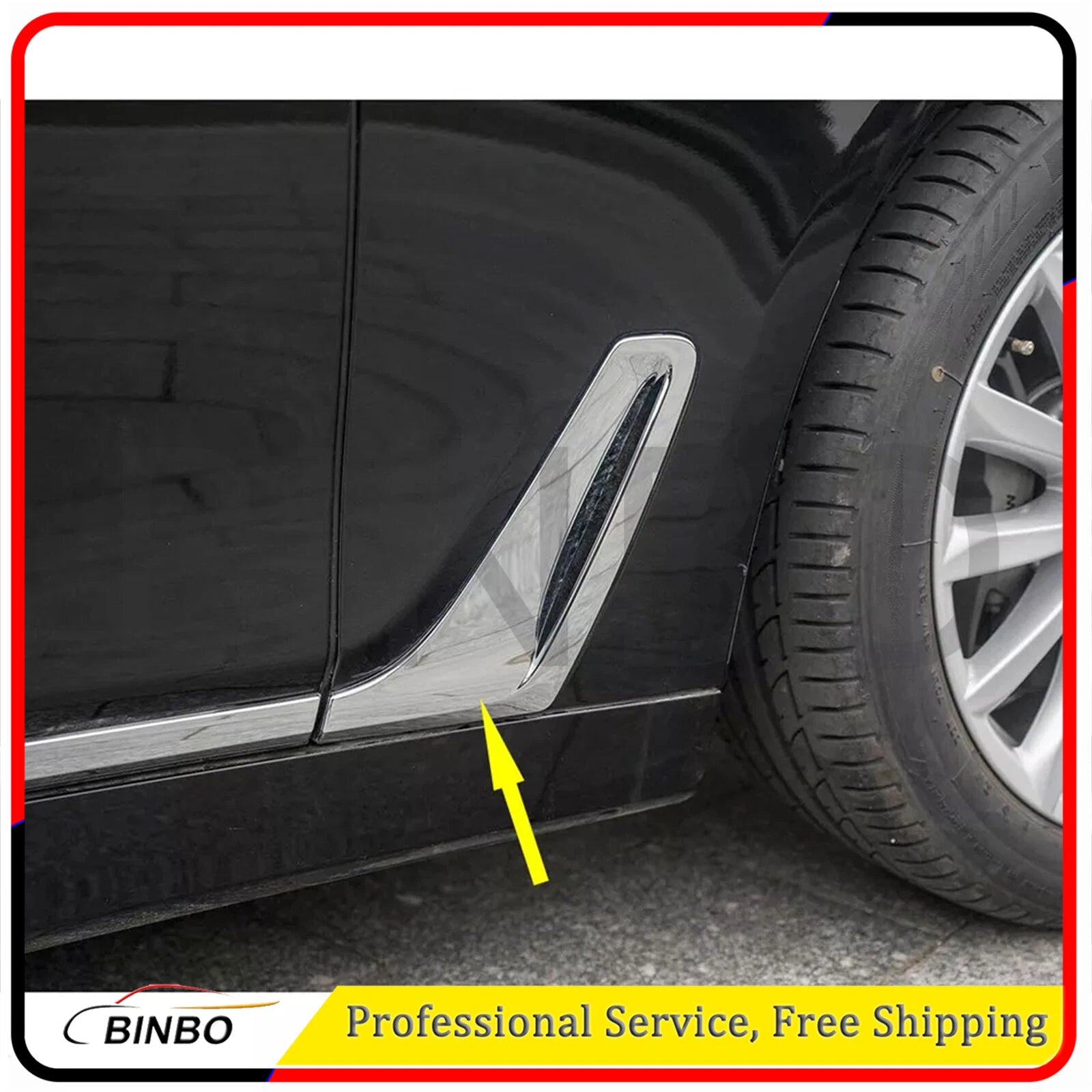 Left Right Air Duct Sidewall Vent Louver Fit For 2016-19 BMW 7' G11 G12 07FC0E-D4 - KOEEK