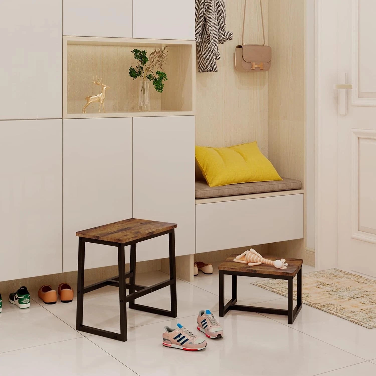 Step stool for adults and children, with a weight capacity of up to 500 pounds. 07FC0E-D4 - KOEEK