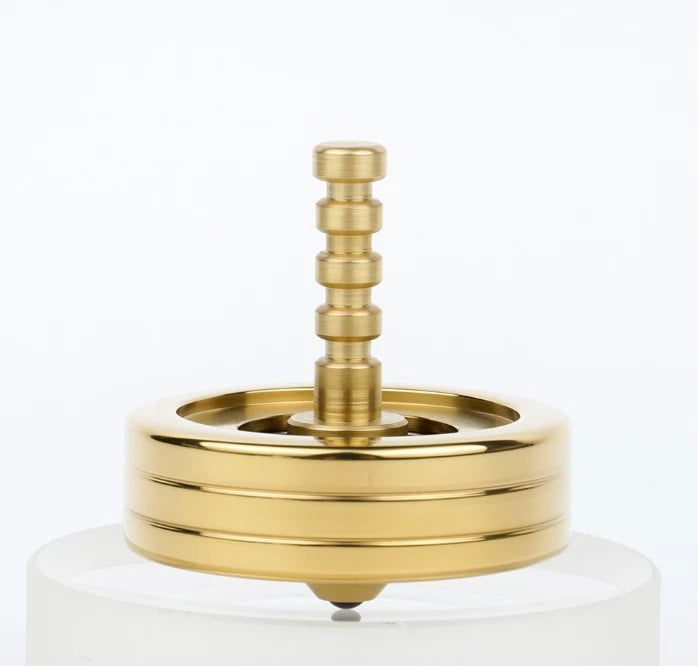 Brass Hand Twisting Spinning Top Toy Gyro Multi-function Gyroscope 07FC0E-D4 - KOEEK