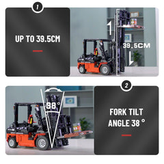 new MOULD KING 13106 Technic Forklift Truck Car APP RC Building Block Kids Toys MOC KOEEK - KOEEK