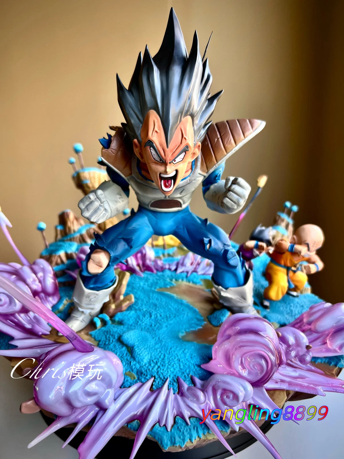 1/6 Vegeta Figure Namek Battle ver. Model Statue w/ Base Resin Collect Gift 41CM 07FC0E-D4 - KOEEK
