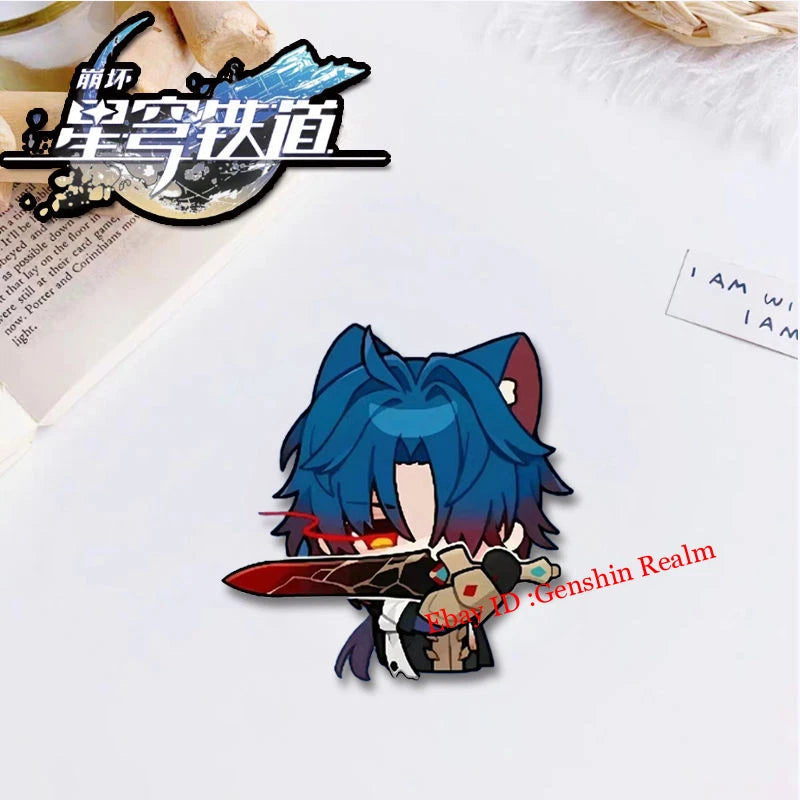 Anime Honkai: Star Rail Figure Cartoon Pin Brooch Badge 7Pcs/Set Display Gift 07FC0E-D4 - KOEEK