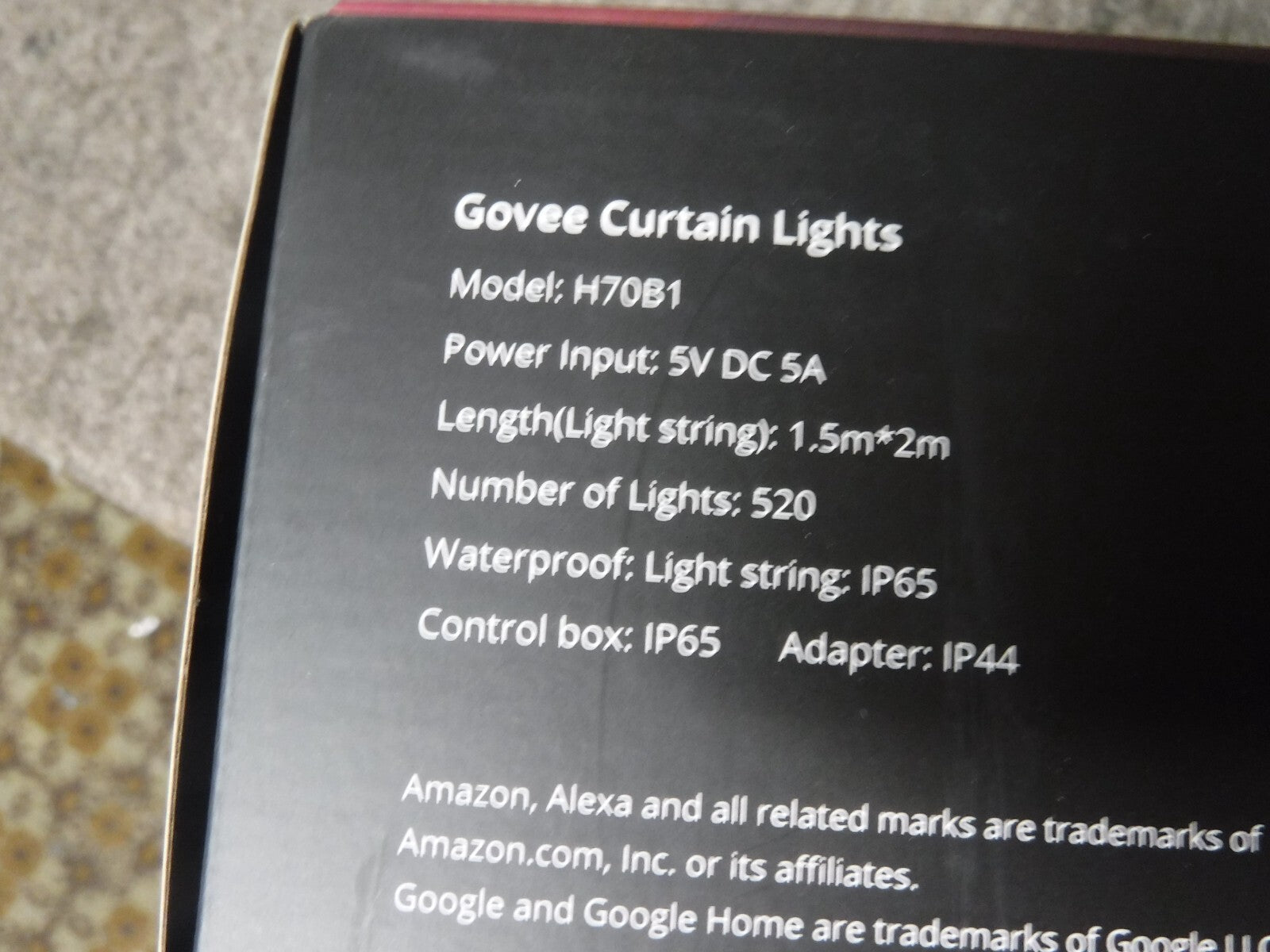 ** Govee Curtain Lights, Smart LED Color Changing Curtain Lights, H70B1 GOVEE - KOEEK