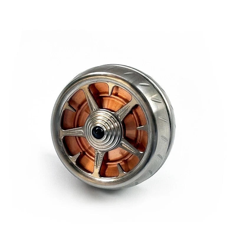 EDC Stainless Steel Copper Spinning Top Top Spinner Mental Stress Relief Toys 07FC0E-D4 - KOEEK
