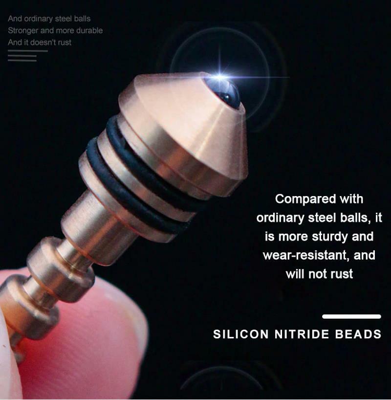 EDC Brass Fidget Spinner Toy Hand Twisted Spinner Cyclone Adult Anti Stres Toys 07FC0E-D4 - KOEEK