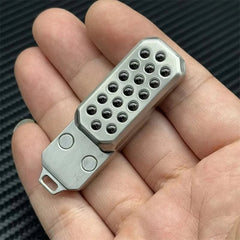Bubble Magnetic Push Fidget Slider EDC Press Fidget Toy Stainless Steel Slider 07FC0E-D4 - KOEEK