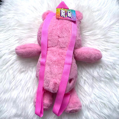 Care Bears Love-A-Lot Bear 17” Plush Backpack Pink Soft Plush Backpack Bag CARE_BEARS - KOEEK
