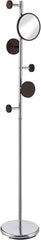 new Proman Products Milano Coat Rack with 7" mirror, Walnut PROMAN PRODUCTS - KOEEK