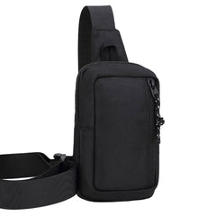 new Men Sling Bag Chest Fanny Packs Cross Body Travel Sports Shoulder Backpack Black koeek - KOEEK