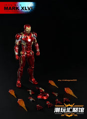 Comicave CS Iron Man MK46 Metal Alloy Action Figure 1/12 Light Model In Box 16cm COMICAVE - KOEEK