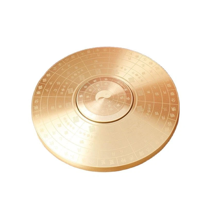 Brass Tai Chi Fidget Spinner Adult Metal EDC Toys Fidget ADHD Hand Spinner Gifts 07FC0E-D4 - KOEEK