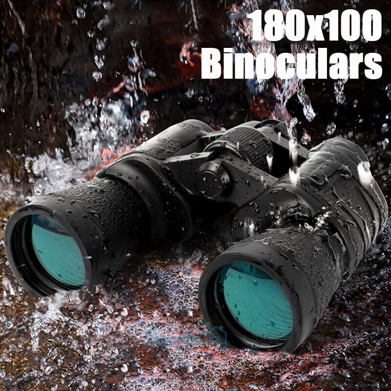 180x100 High Power Waterproof Military Binoculars with Case