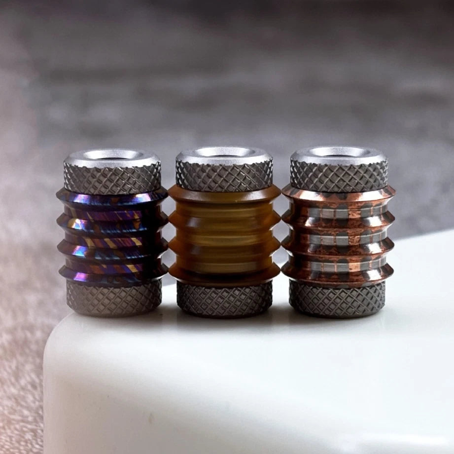 EDC Knife Lanyard Bead PEI Titanium Paracord Necklace Bracelet Making DIY Beads 07FC0E-D4 - KOEEK