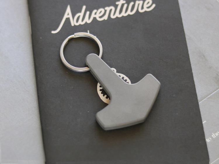 Titanium Keychain Necklace Pendant Knife Lanyard Bead EDC Charm Zipper Pull 07FC0E-D4 - KOEEK