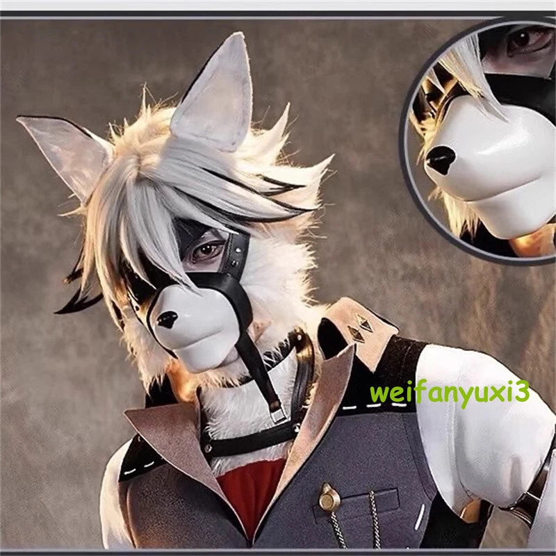 Zenless Zone Zero Von Lycaon CosplayMan Wolf Brother Helmet Mask Cosplay Props 07FC0E-D4 - KOEEK