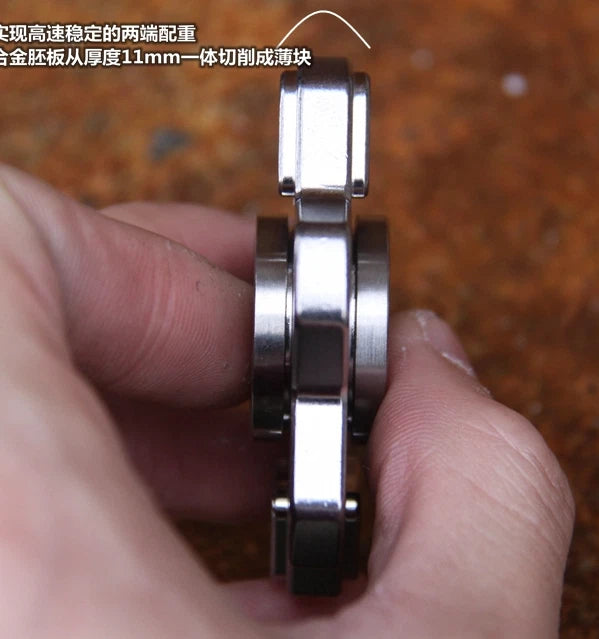 Titanium Alloy Hand Twisting Spinning Top Gyro Gyroscope Bearing Spinner Toy 07FC0E-D4 - KOEEK
