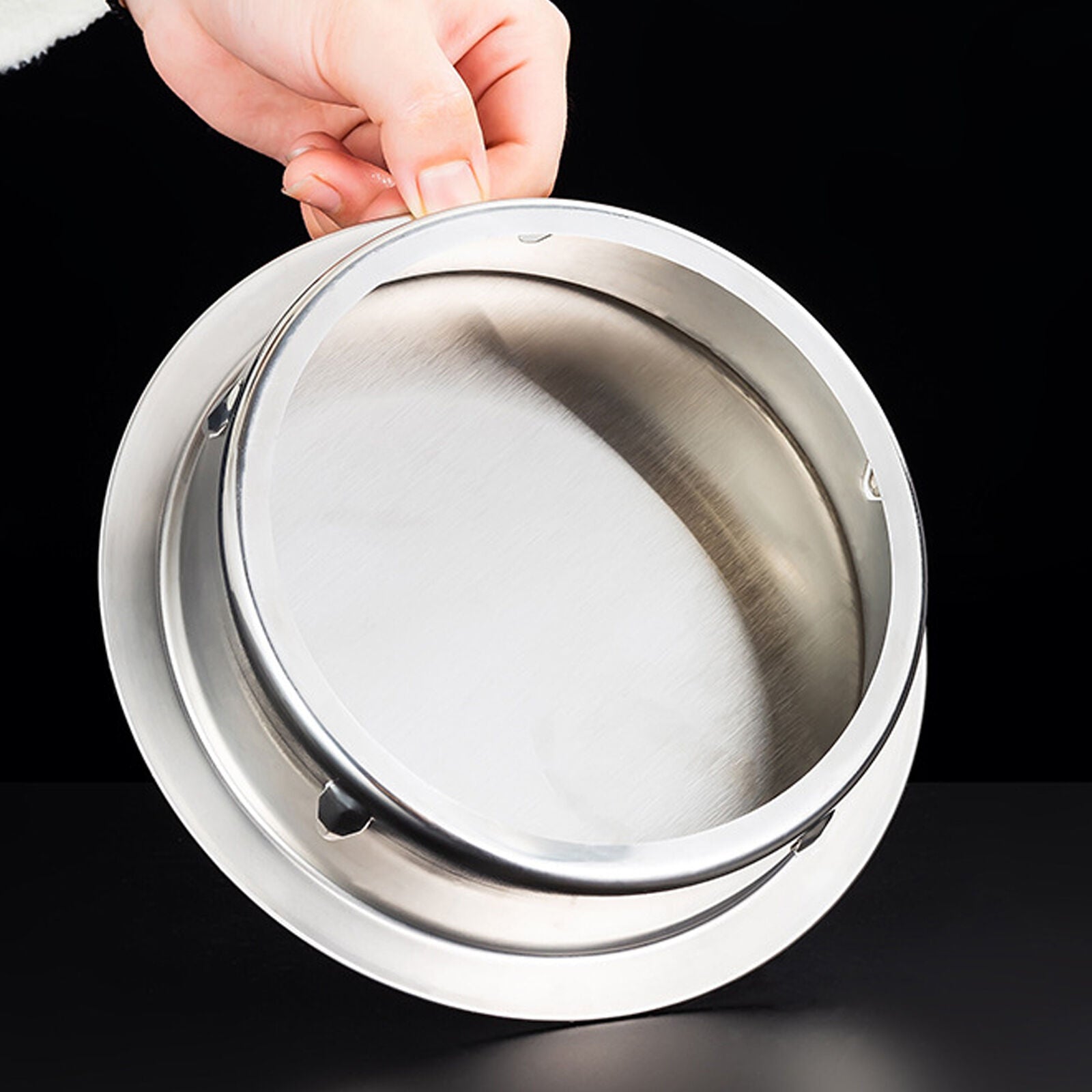 new Stove Pipe Cover Stainless Steel Flat Stove Pipe Cover for Odor Prevention koeek - KOEEK