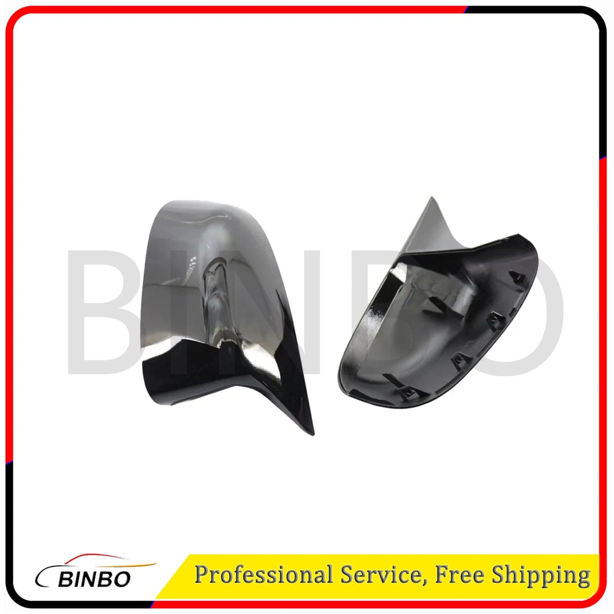 Gloss Black Door Side Mirror Covers Caps For BMW G01 X3 G02 X4 G05 X5 2018-2023 07FC0E-D4 - KOEEK