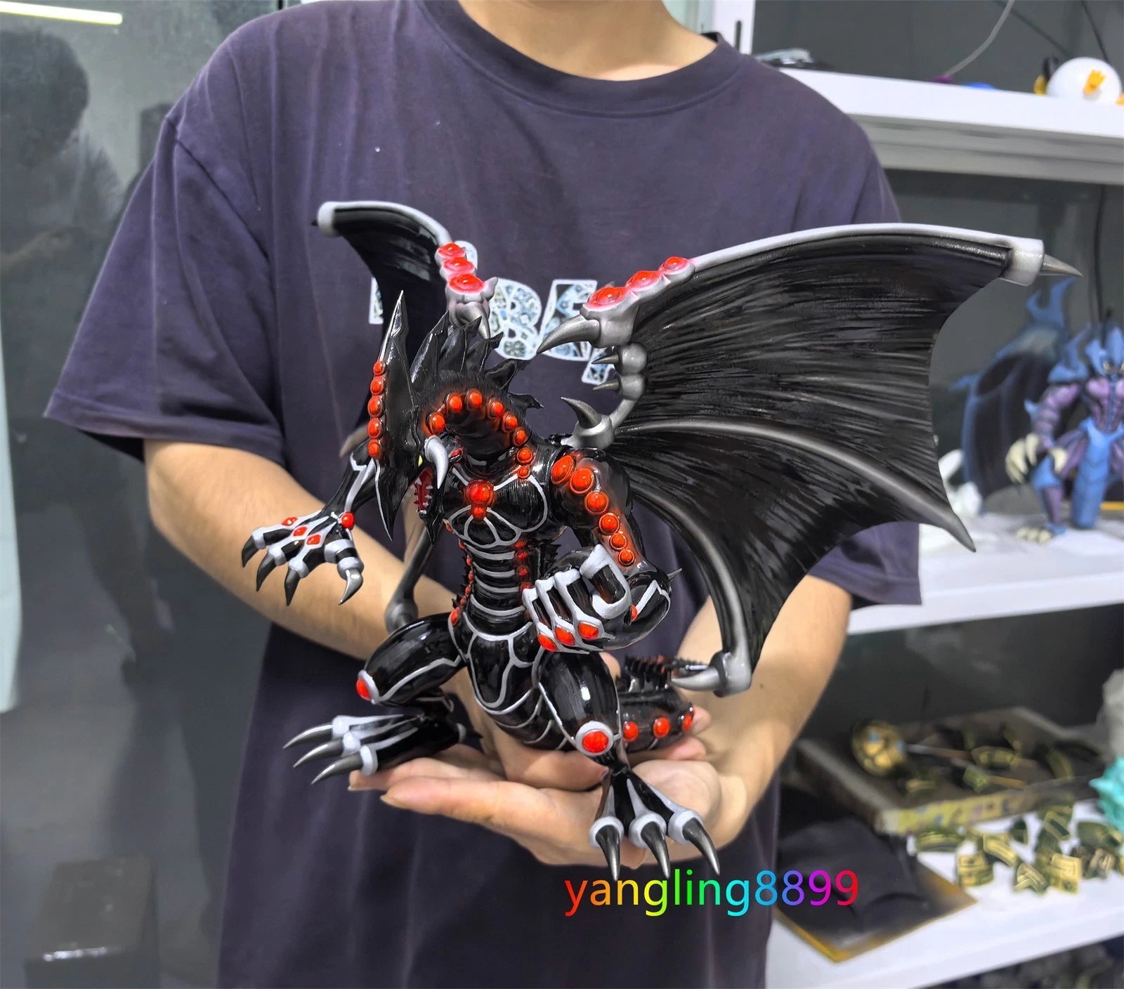 YU-GI-OH! Gandora the Dragon of Destruction Figure Resin Model Statue Toy 25cm 07FC0E-D4 - KOEEK