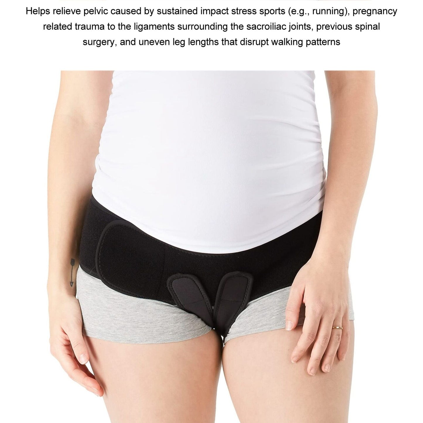 new Pelvic Support Belt Elastic V Sling Uterus Support Belt For Prolapse US koeek - KOEEK