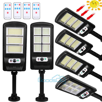 new Commercial Solar Street FloodLight LED Light Outdoor Area Dusk To Dawn Wall Lamp