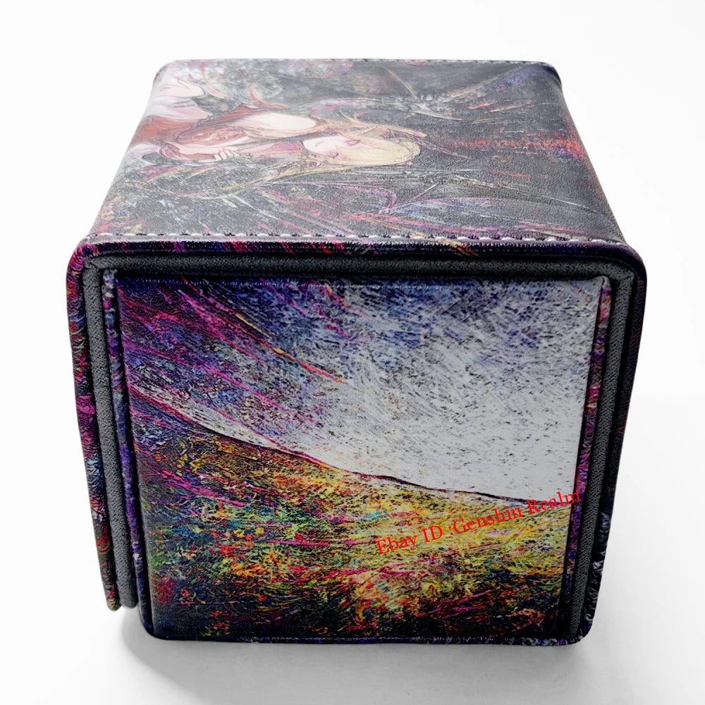 Anime Yu-Gi-Oh! Lacrima the Crimson Tears Card Magnetic Adsorption Storage Box 07FC0E-D4 - KOEEK