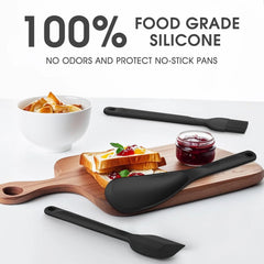 Silicone Cooking Utensils Set 600°F Heat Resistant,Nonstick Kitchen Utensil Set 07FC0E-D4 - KOEEK