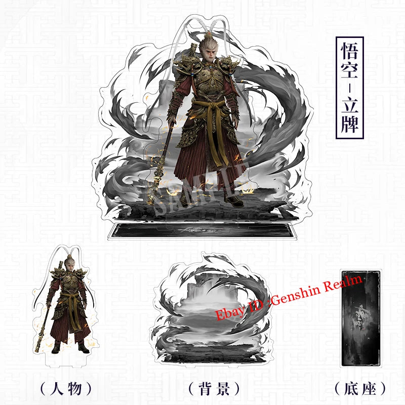 Anime Black Myth: Wukong Deluxe Acrylic Desktop Stand Figure Collection 07FC0E-D4 - KOEEK