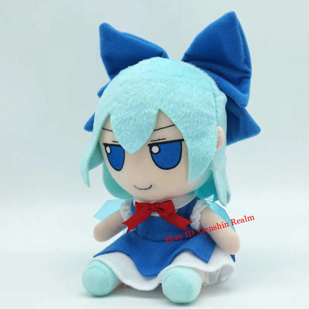 Anime Touhou Project Fumo Series Cirno Plush Doll Cartoon Gift 20cm 07FC0E-D4 - KOEEK