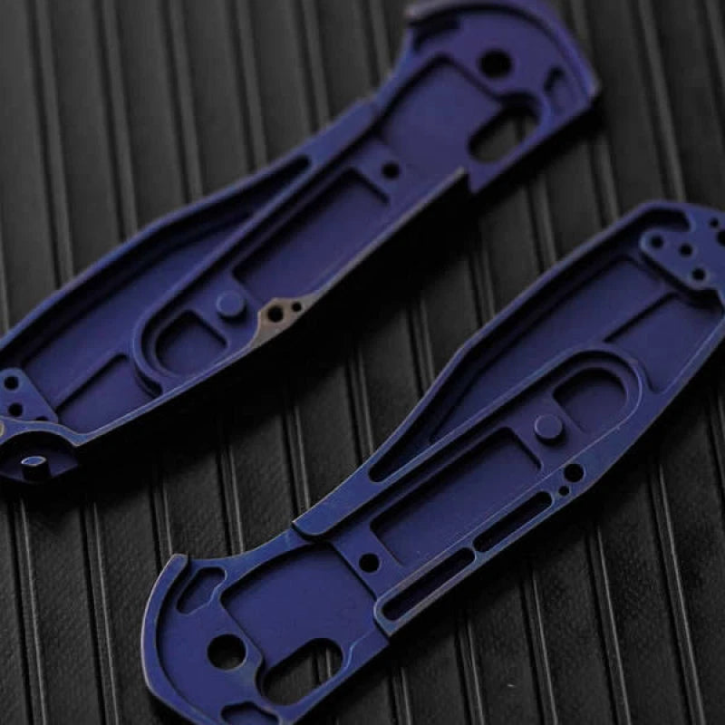 1 Pair TC4 Titanium Unibody Spine Scales for Benchmade Griptilian 551 Knives 07FC0E-D4 - KOEEK