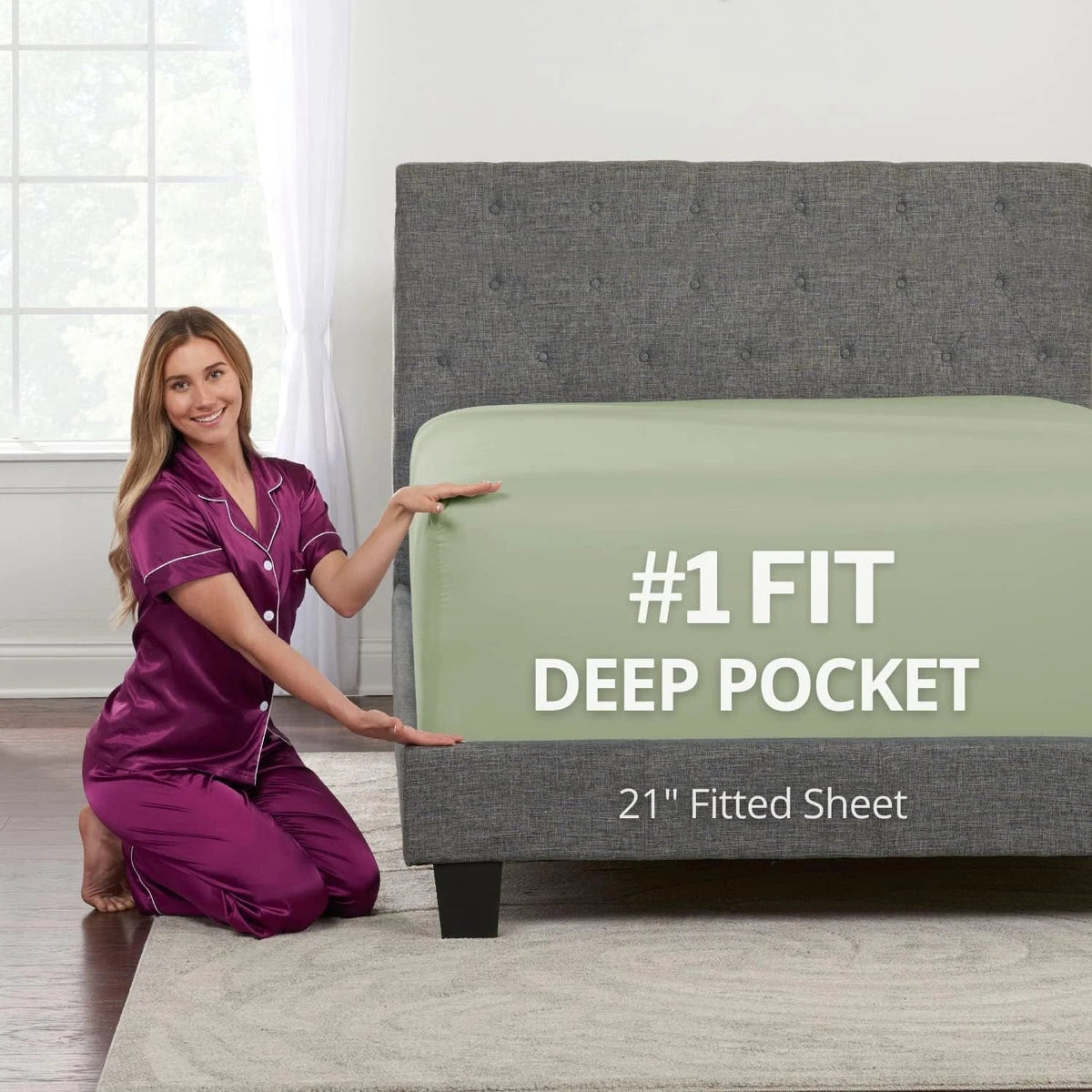 Queen Size Sheets (Deep Pocket Only) – Extra Deep Pocket Queen Size Sheets 07FC0E-D4 - KOEEK