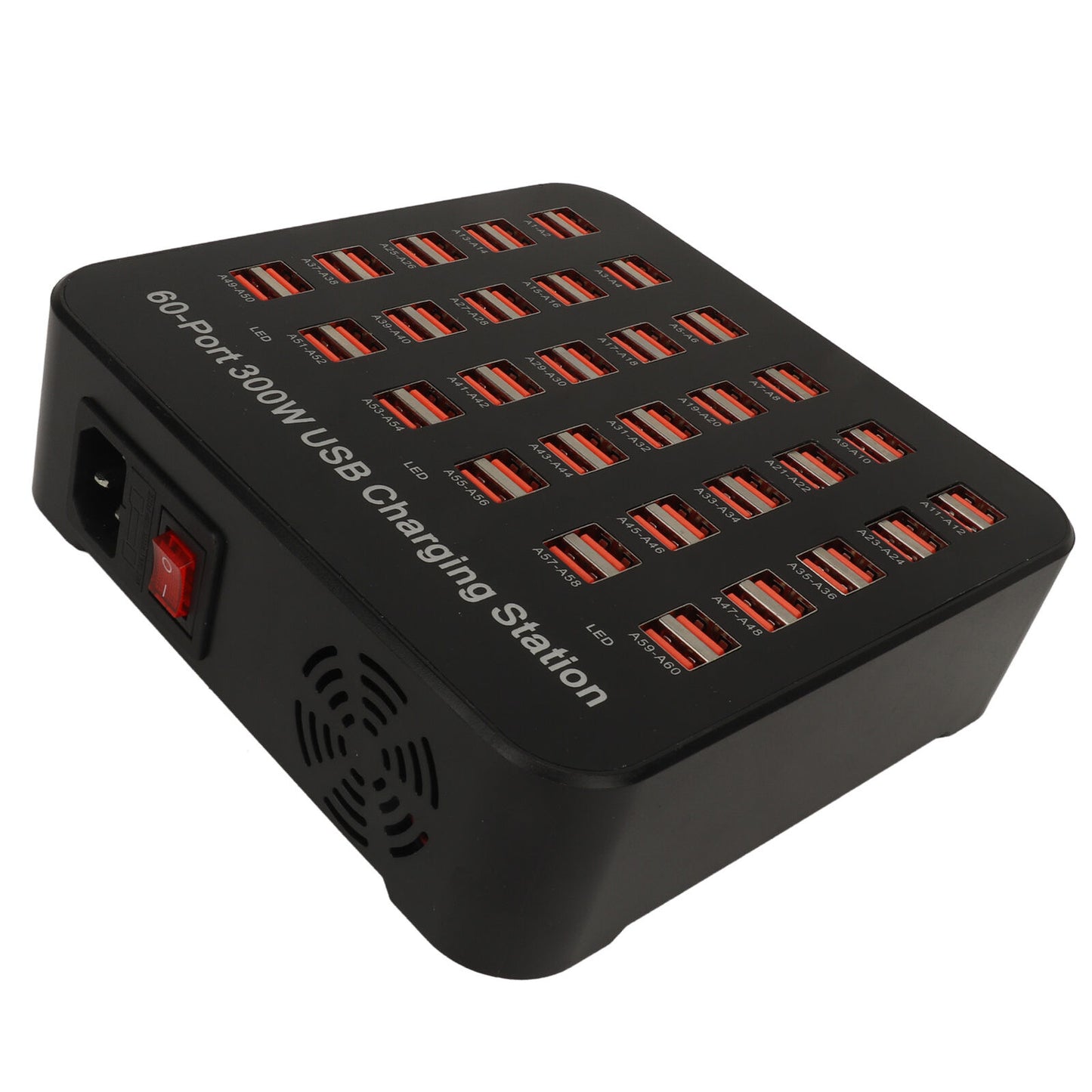 new 60 Ports 300W USB Charger Station Multiport USB Charging Station Dock With Over koeek - KOEEK