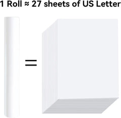 new NYEAR 6 Rolls A4 Quick-dry Thermal Paper 6Roll, White NYEAR - KOEEK