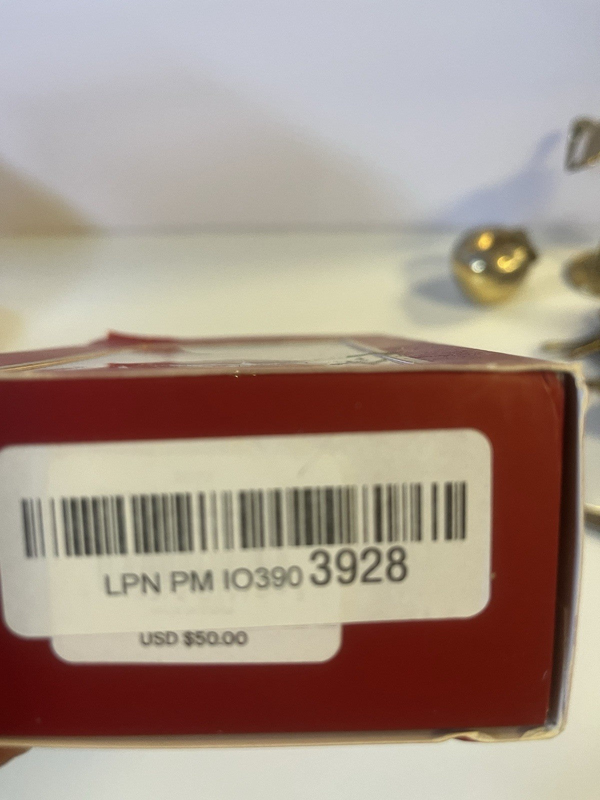 Lenox 2022 Gingerbread Man Ornament Bright Lights Gingerbread Porcelain gold LENOX - KOEEK