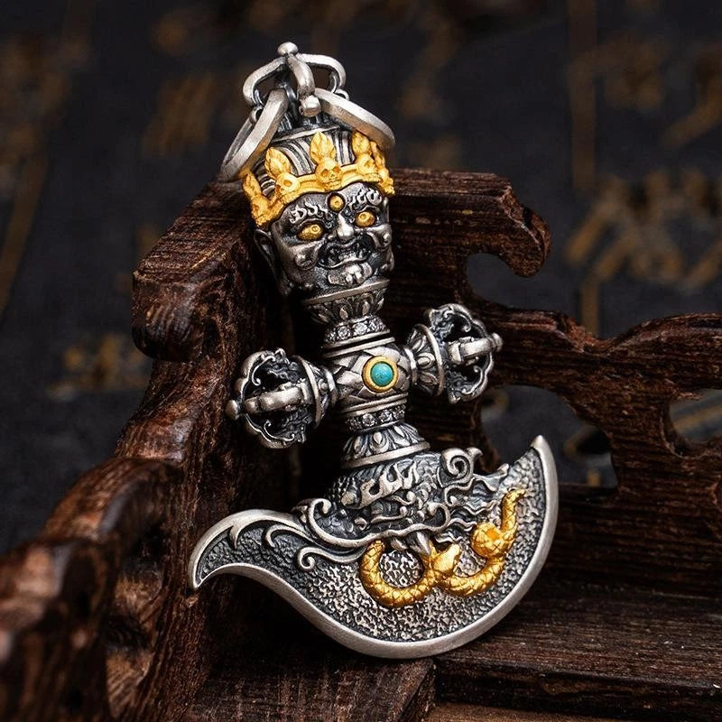 Vintage Tibetan Style Pendant Simple Minimalist Necklace 07FC0E-D4 - KOEEK