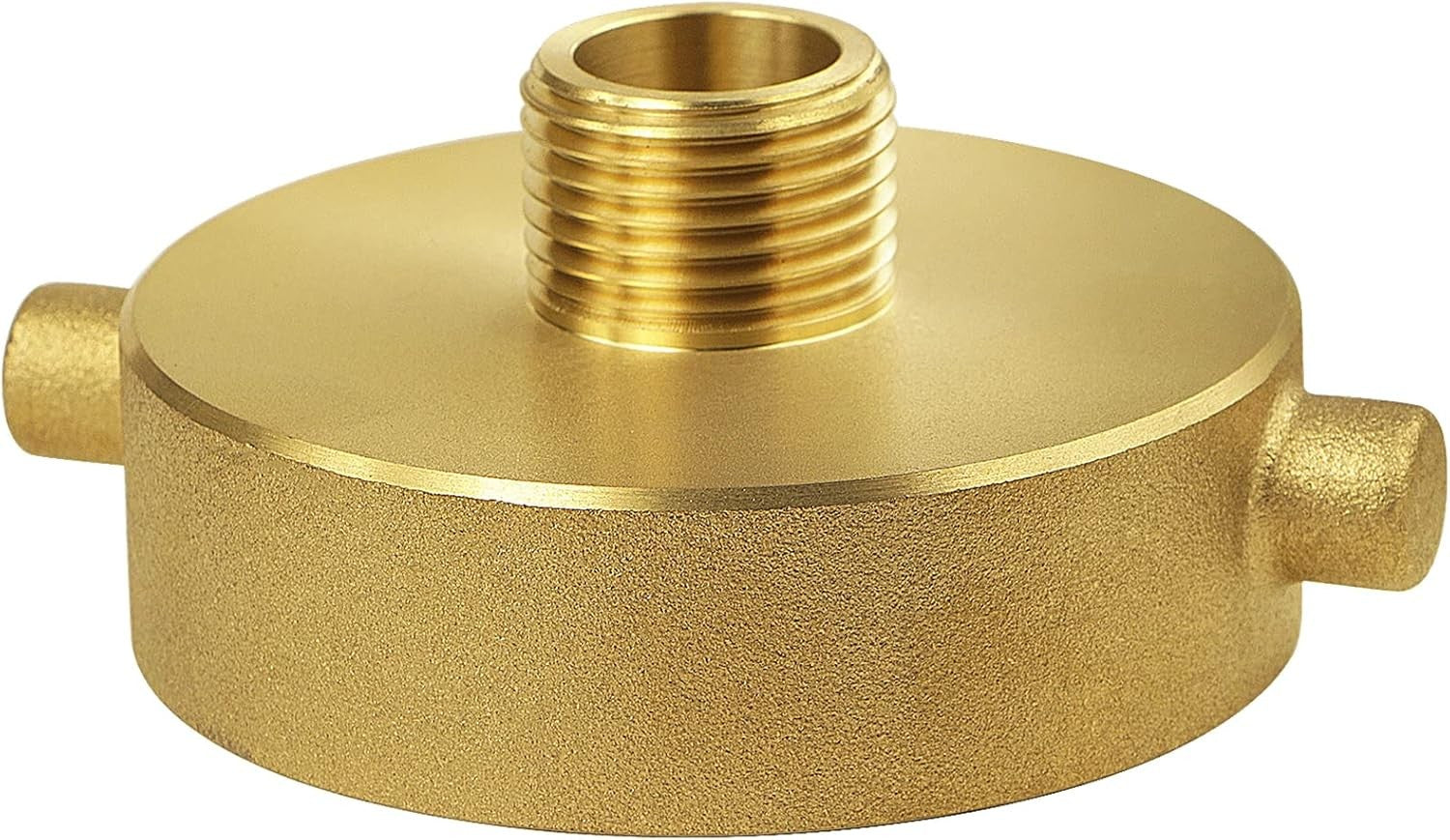 new NOVINO Fire Hydrant Hose Adapter 2-1/2" 2-1/2"NH x 3/4"GHT, Brass NOVINO - KOEEK