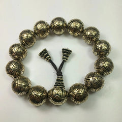 Brass Vintage Men’s Bead Bracelet Art Handcrafted Jewelry 07FC0E-D4 - KOEEK