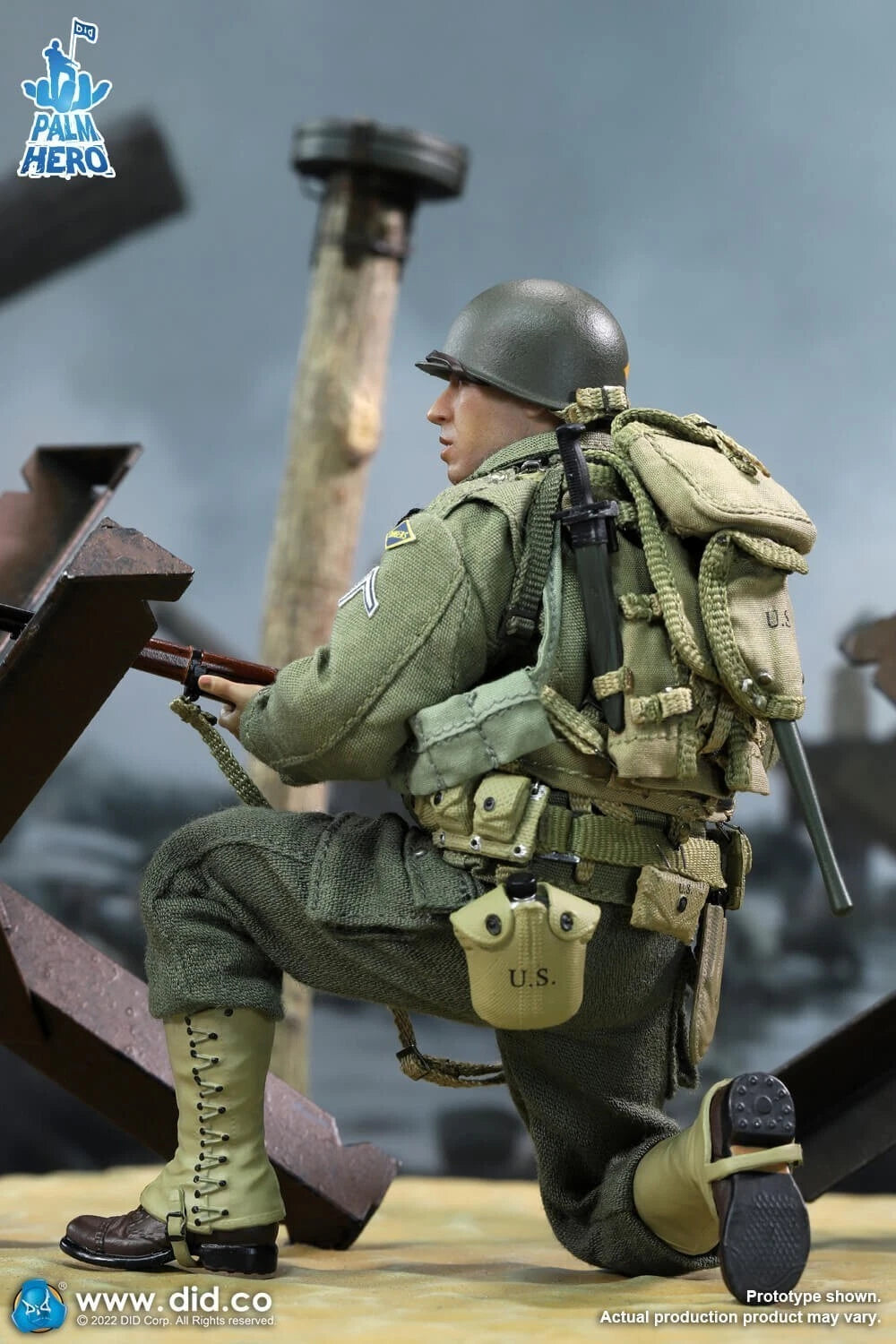 DID XA80011 Dragon Dreams WWII US Ranger Private Caparzo 1/12 Figure Toy 6" BN DID - KOEEK