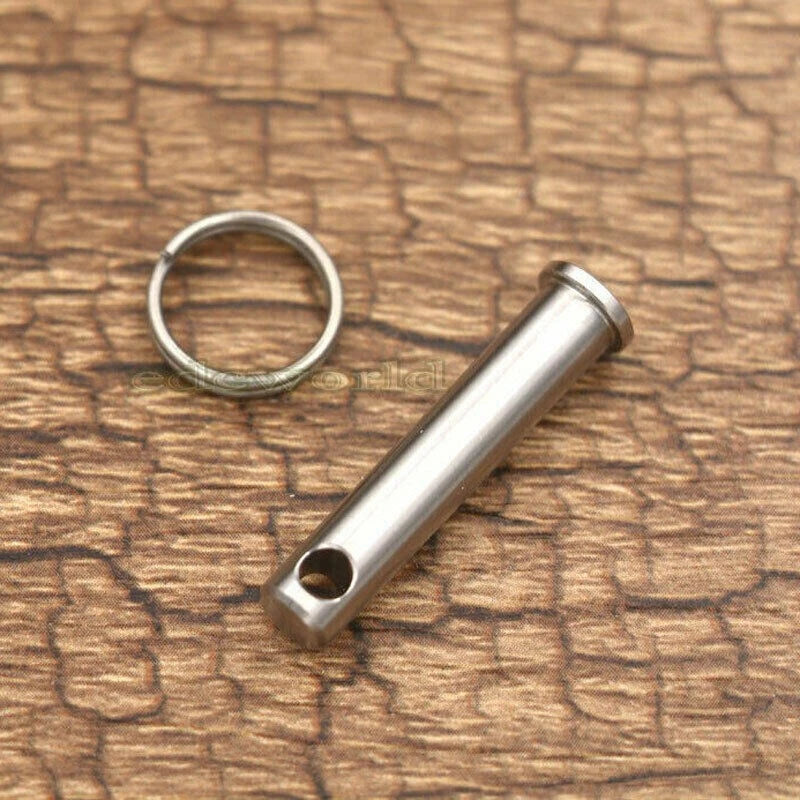 ULTEM PEI Question Mark Block Knife Bead with Titanium Keyring and Link Bolt EDC 07FC0E-D4 - KOEEK