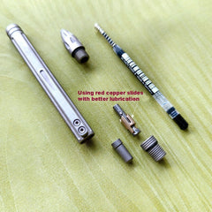 TC4 Titanium Practical Ballpoint Pens Office Signature Metal Pen EDC Multi-Tools 07FC0E-D4 - KOEEK