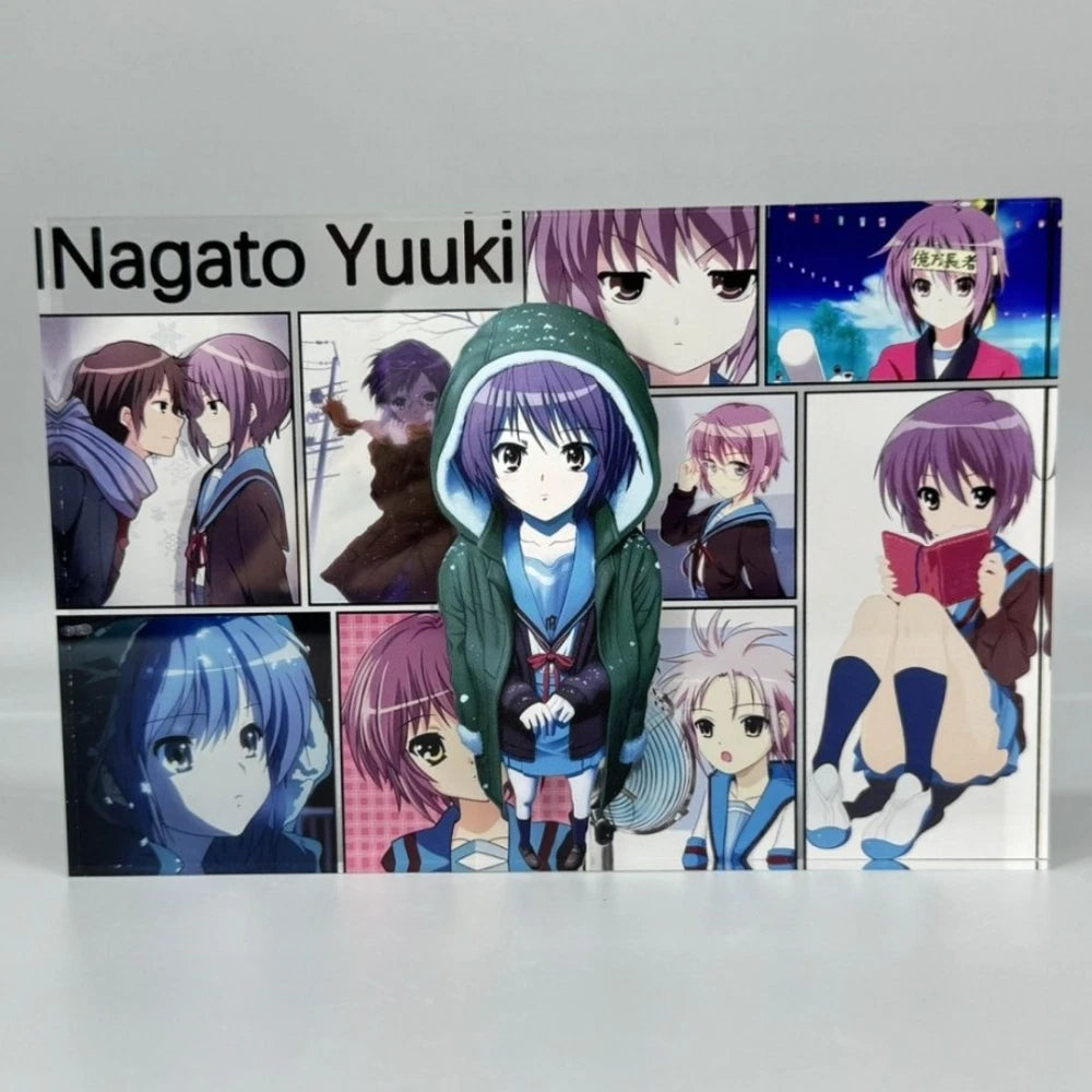 Anime Suzumiya Haruhi No Yuuutsu Nagato Yuki Acrylic Brick Decor Collection Gift 07FC0E-D4 - KOEEK