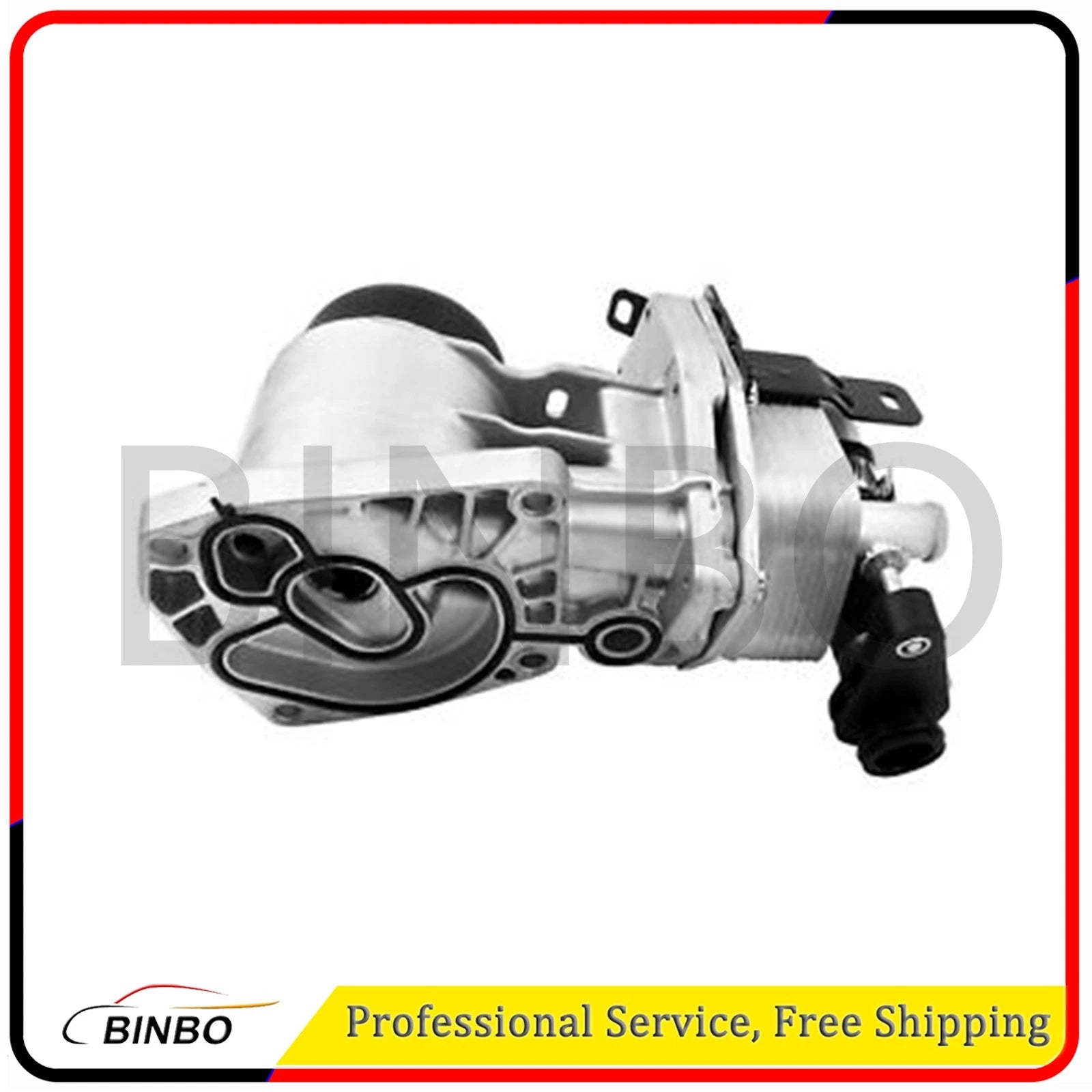 Engine Oil Cooler Filter Housing Assembly for Land Rover LR2 2008-2015 LR004287 07FC0E-D4 - KOEEK