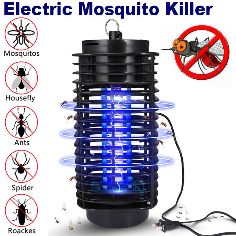 ny Mosquito Exterminador Insectos Electrico Mata Lampara Moscas Trampa UV