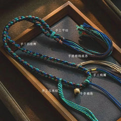 Tibetan Handmade Braided Cotton Necklace Cord Pendant Rope Ethnic Style 07FC0E-D4 - KOEEK