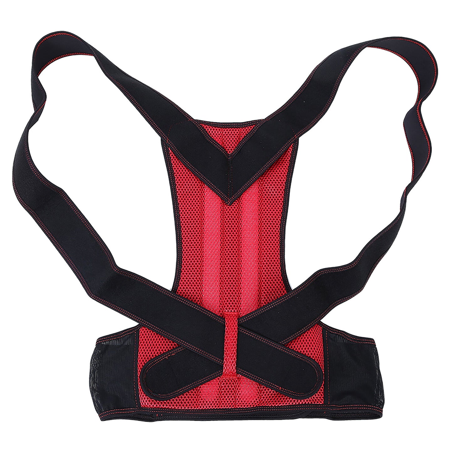 new Posture Corrector Brace Hunchback Correction Belt Back Spine (M Rouge) HGF koeek - KOEEK