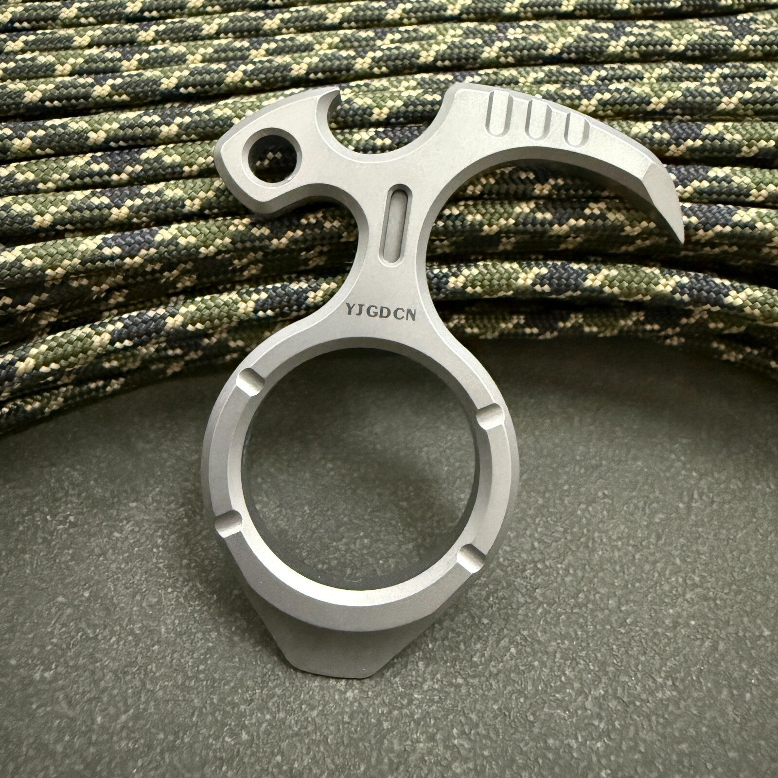 RIHE Design TC4 TITANIUM PRY Bar TOOL sickle EDC Bottle opener 07FC0E-D4 - KOEEK