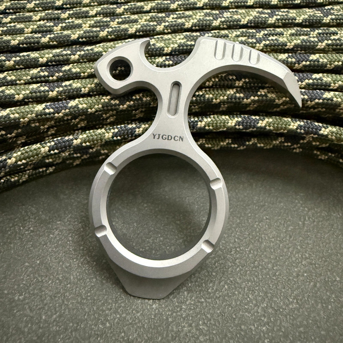 RIHE Design TC4 TITANIUM PRY Bar TOOL sickle EDC Bottle opener 07FC0E-D4 - KOEEK